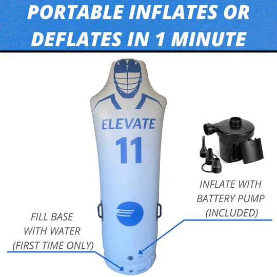 Elevate Sports 11th Man Defender - Inflatable Lacrosse Dummy - Image 3