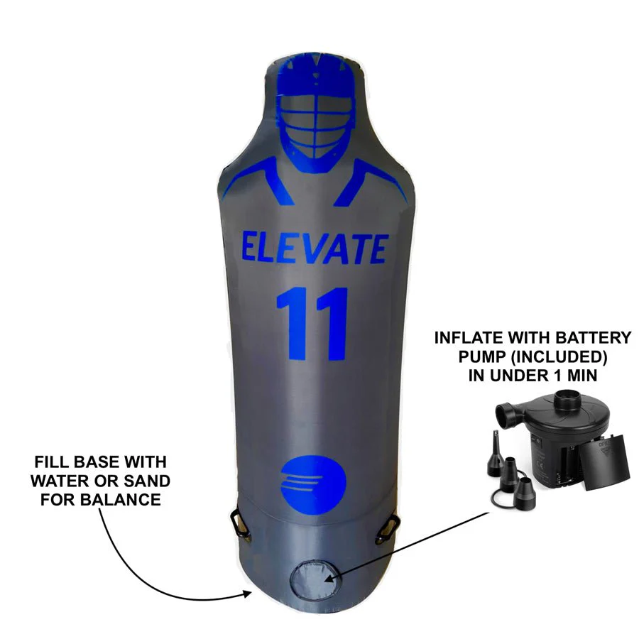 Elevate Sports 11th Man Defender Pro - Inflatable Lacrosse Dummy - Image 3