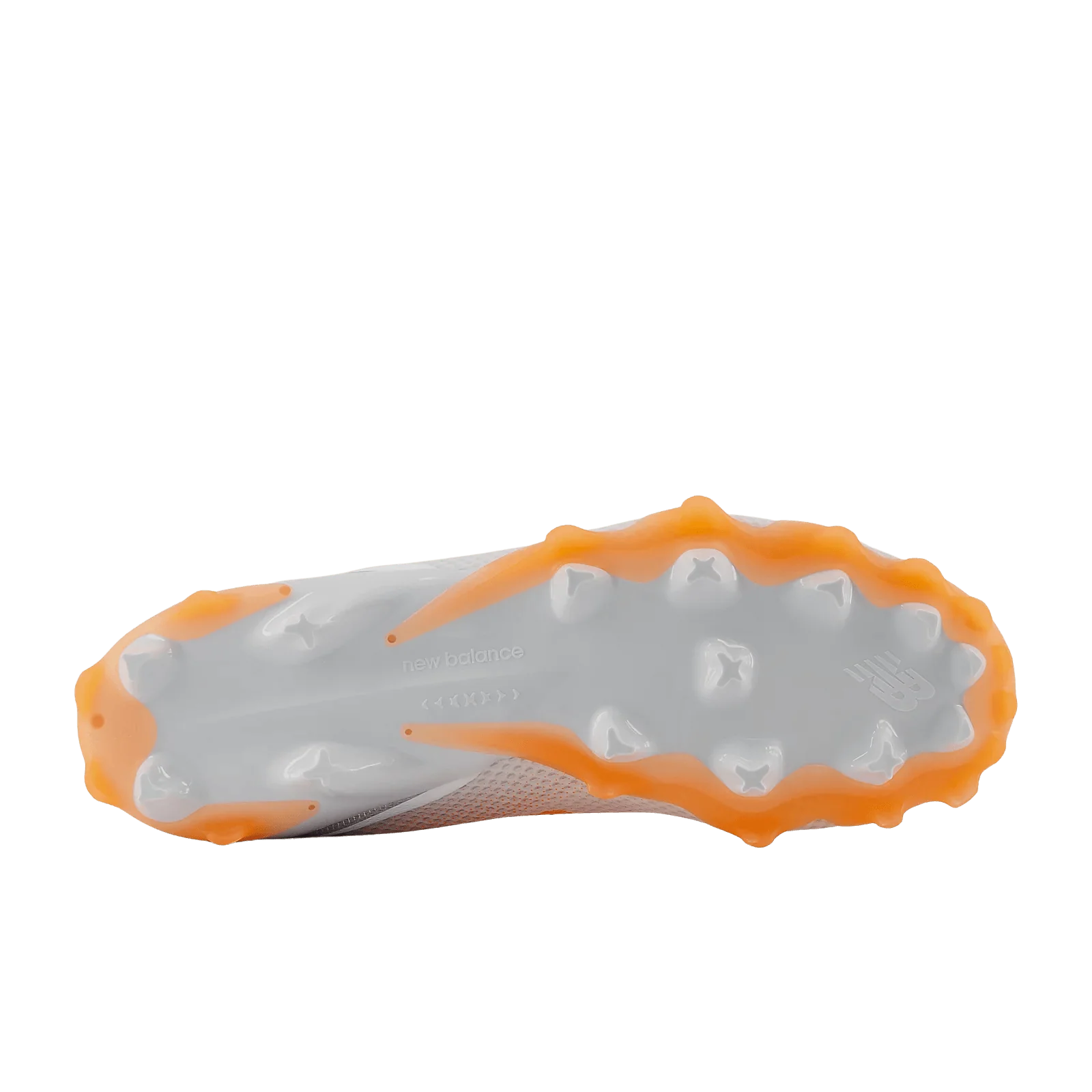 New Balance Freeze 5 Lacrosse Cleats- Grey/Orange - Image 5